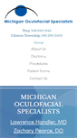 Mobile Screenshot of michiganoculofacialspecialists.com